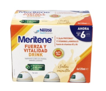 Meritene Resource Cereal Instant 8 cereal miel, Nutrición