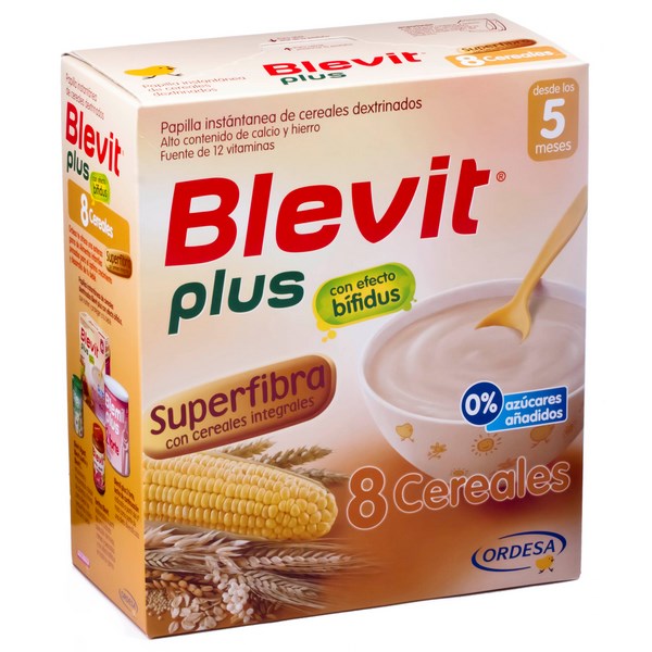 BLEVIT PLUS SUPERFIBRA 8 CEREALES Y MIEL 600 G